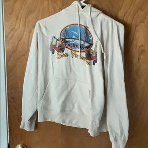 vintage brandy hoodie / a little oversized